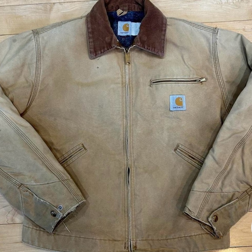 vintage carhartt detroit jacket